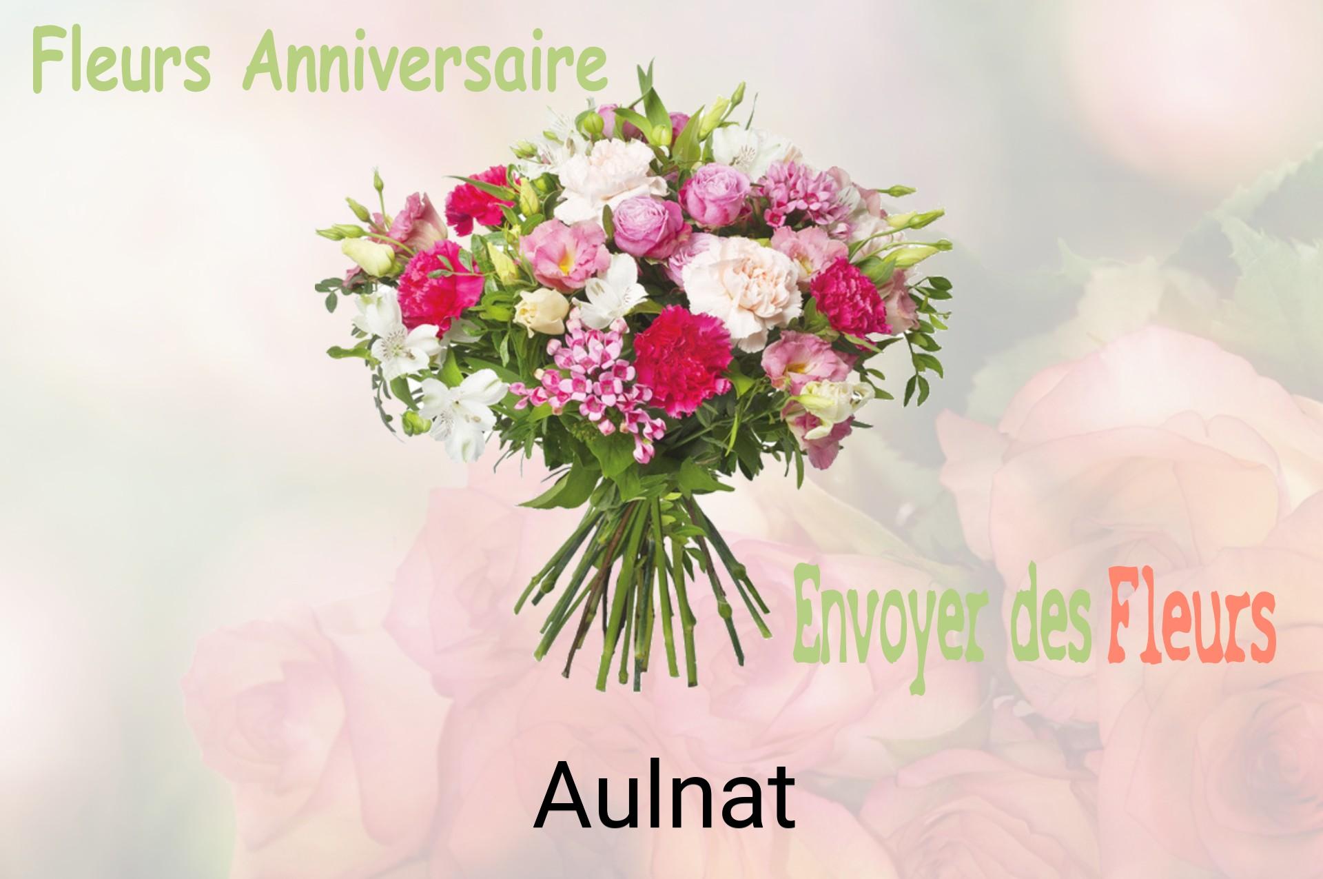 Bouquet de fleurs d’anniversaire livré à Aulnat